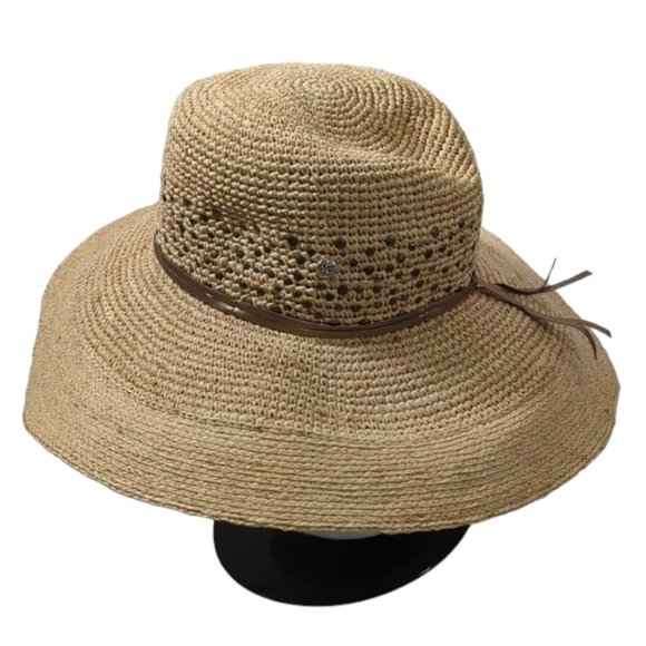 flora bella Accessories - Flora Bella wide brim women straw sun hat